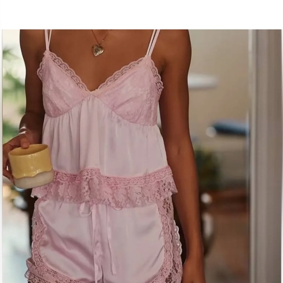 Free People Intimates. U and Me Set. Candy Pink. New With Tags
